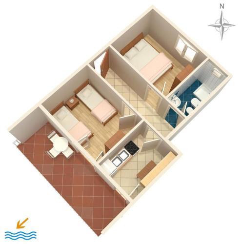 Apartments By The Sea Caska (pag) - 202