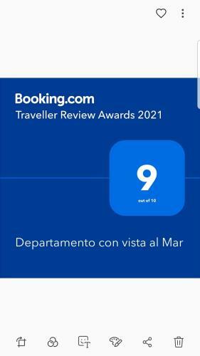 Apartamento Departamento Con Vista Al Mar