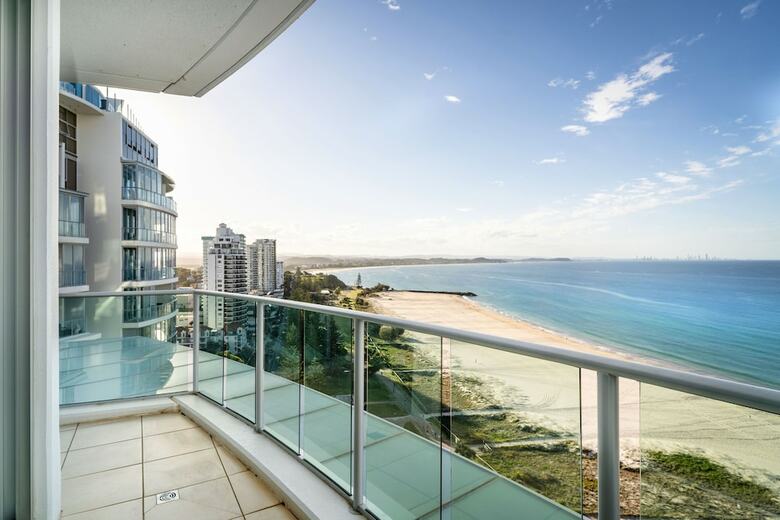 Hotel Reflection On The Sea