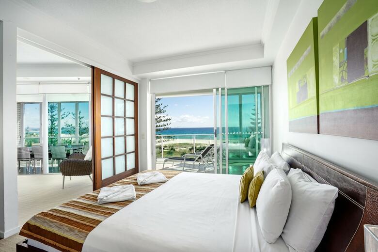Hotel Reflection On The Sea