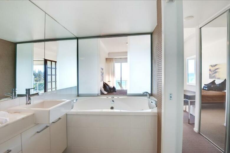 Hotel Reflection On The Sea