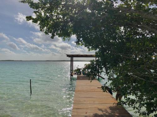 Lodge Private Cabin In Bacalar With Your Own Deck!