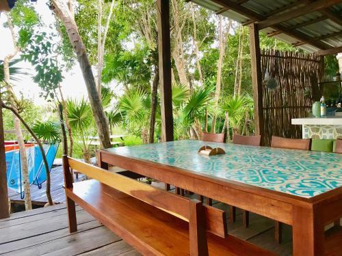 Lodge Private Cabin In Bacalar With Your Own Deck!