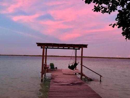 Lodge Private Cabin In Bacalar With Your Own Deck!