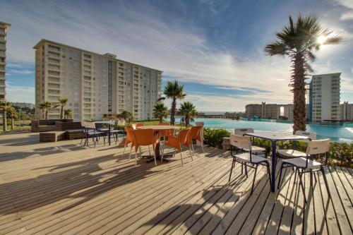 Apartamento Depto Azul Marino - Laguna Bah�a