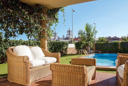 Meloneras Villa Sleeps 6 Air Con Wifi