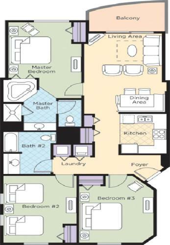 Ocean Walk 3br 1504