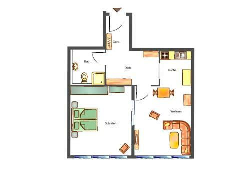 Apartamento Maxim-gorki-stra�e Whg Kranich