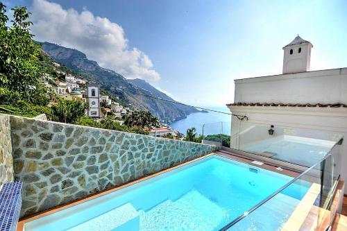 Praiano Villa Sleeps 8 Pool Air Con Wifi