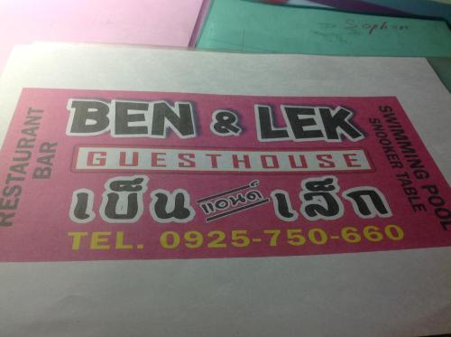 Hostal Ben & Lek Gay Friendly Guesthouse