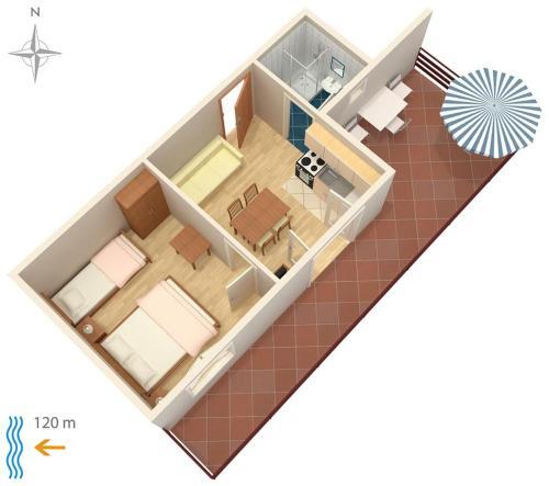 Apartment Bibinje 5786c