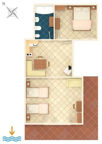 Rabac Apartment Sleeps 5 Air Con Wifi