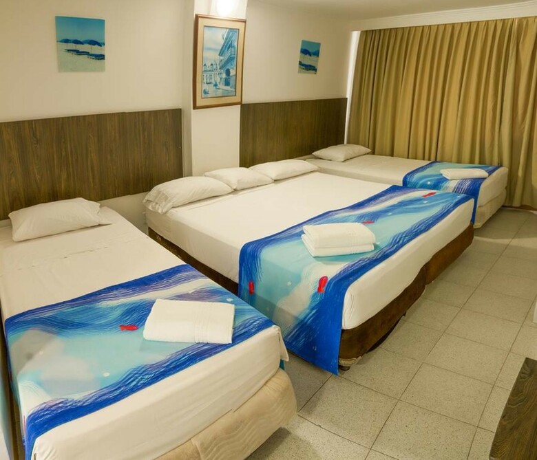 Hotel On Vacation Blue Tone