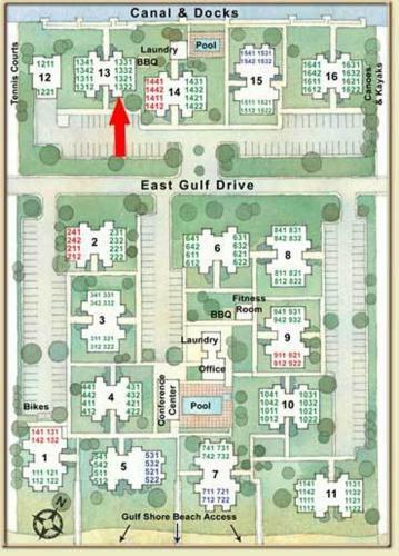 Apartamento East Gulf Condo #1321