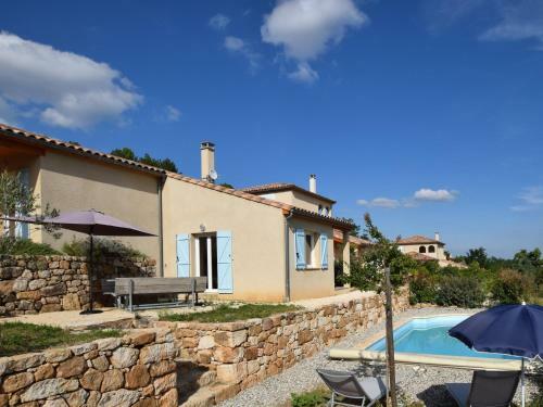 Impressive Villa With Hill View In Joyeuse France