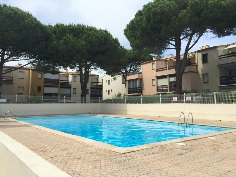 Apartamento Studio In Le Grau D'agde, With Pool Access And Enclosed Garden