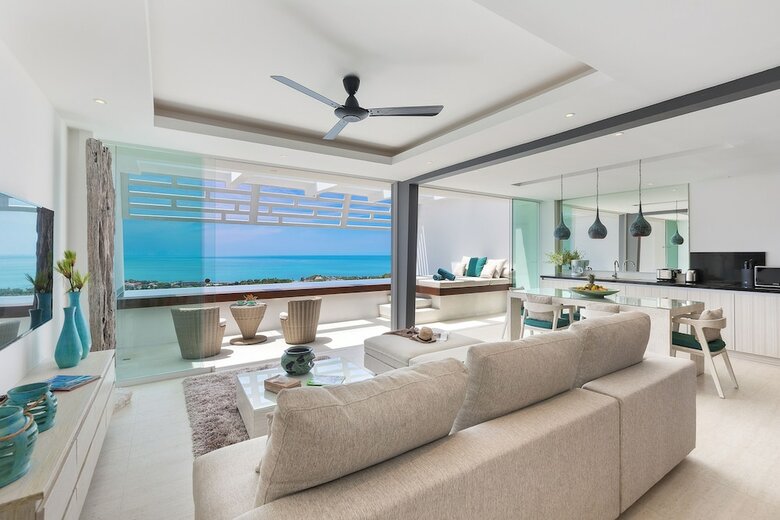 Villa Atlantis 6 - Deluxe 2bdr, Sea View, Private Pool - Chaweng Noi