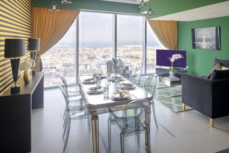 Apartamento Dream Inn 48 Burj Gate Gulf View