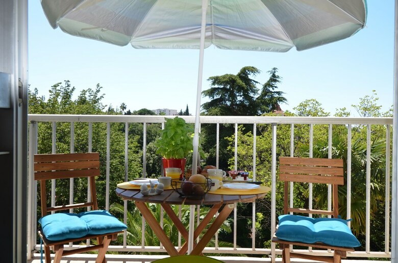 Apartamento Large Studio 4 Persons With Balcony Valrose District In Nice