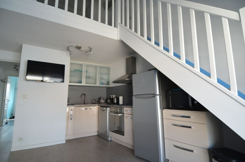 Modern Duplex Apartment 4 Persons Near Train Station Acropolis In Nice