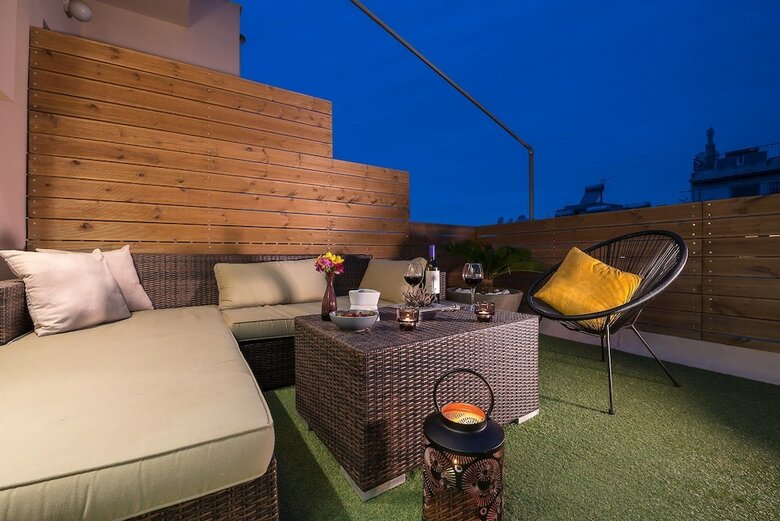 Apartamentos Couple's Penthouse Outstanding Balcony
