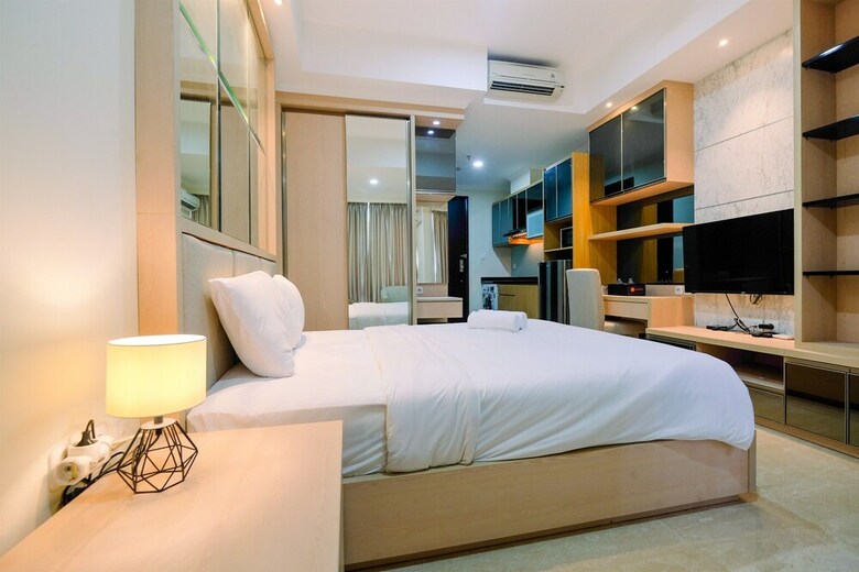 Minimalist With City View Studio @ Menteng Park Apartment