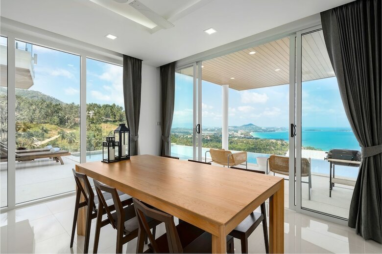 Villa Chaweng Noi Beach  Full Moon 4br Seaview