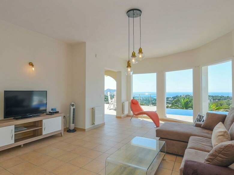 Great Villa In Moraira With Unique View, Infinity Pool And Outdoor Kitchen