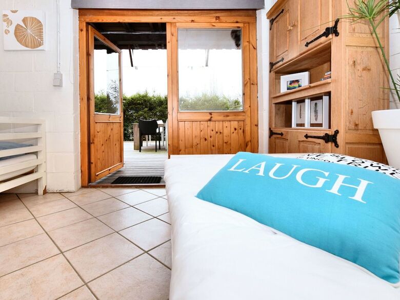 Beautiful Chalet On A Camping, With Different Terraces And A Beautiful View