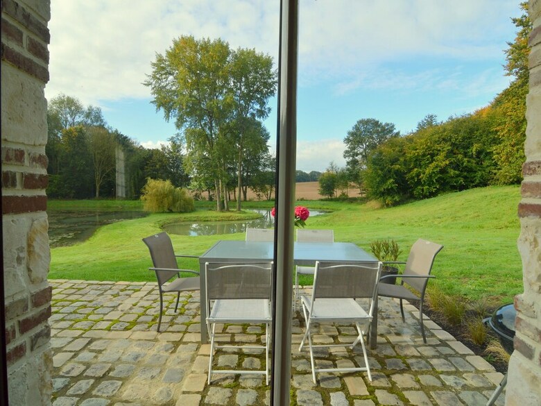 Charming Half-timbered House On Quiet Waterside Between Abbeville And Amiens
