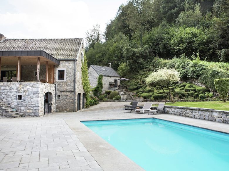 Modern Cottage In Marchin With Swimming Pool