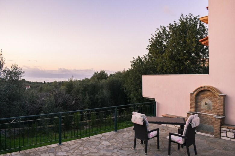 �charming Seaview Villa Amid The Olive Groves