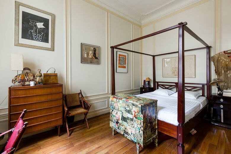 Apartamento Vintage & Eclectic In The 17th