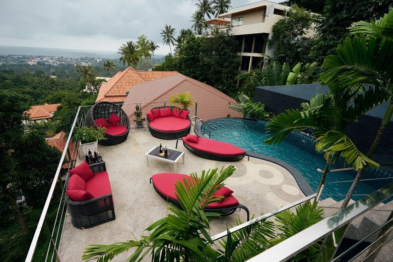 7 Bedroom Twin Sea View Villas Chaweng