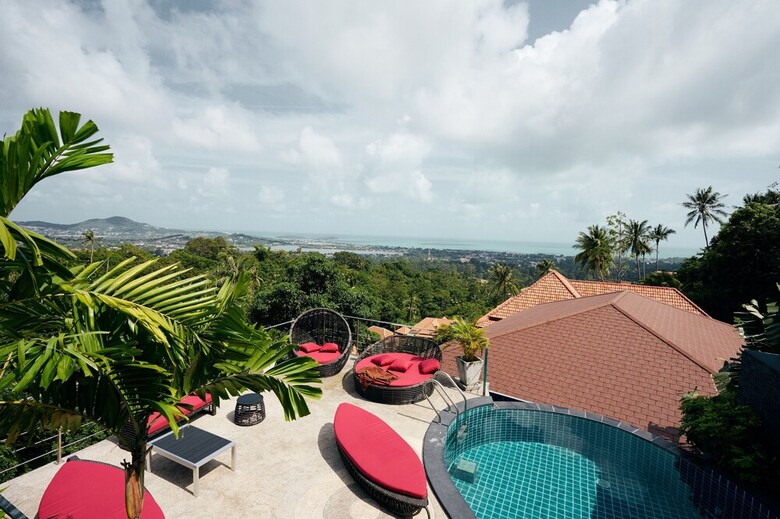 7 Bedroom Twin Sea View Villas Chaweng