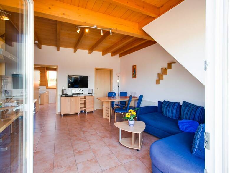 Alluring Apartment With Terrace, Garden, Grill, Deckchairs