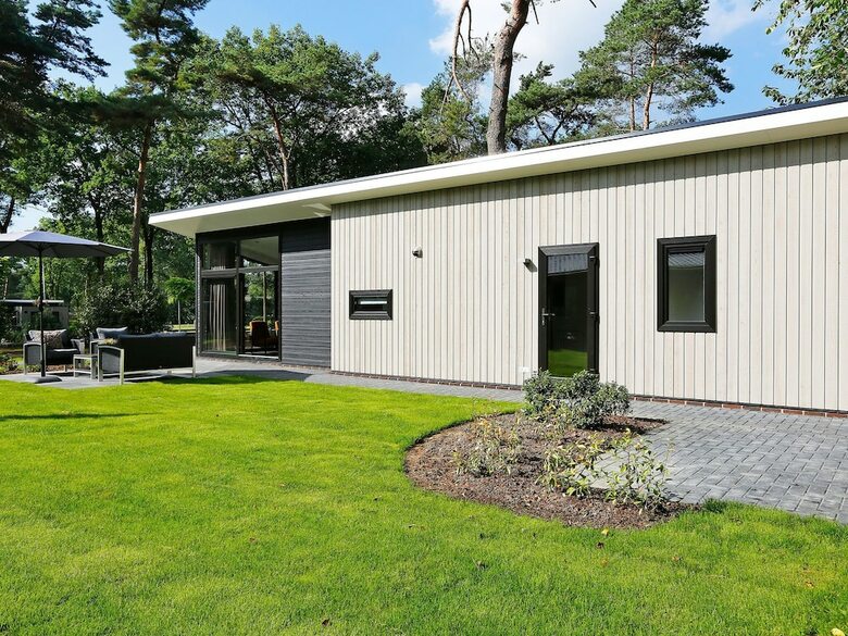 Modern Designed Chalet With A Smart Tv, Next To The Forest