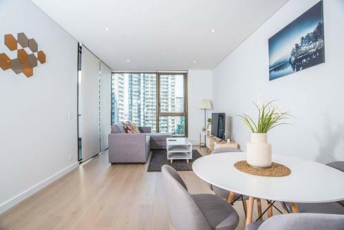 Apartamento Perfect Location*cbd 2bed2bath Apt*parking*wifi