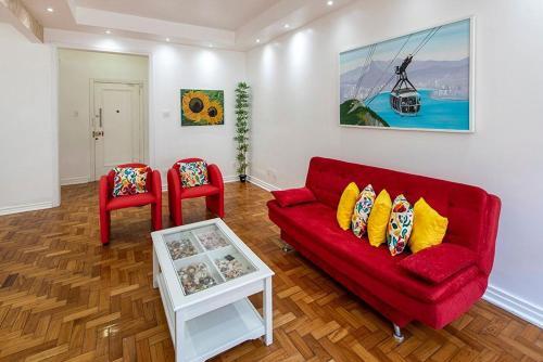 Apartamento Enorme 3 Quartos Com Jacuzzi E Vista Mar Para 8 Pessoas Em Copacabana!