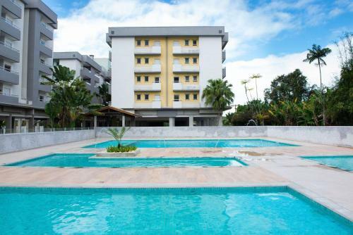 Apartamento Varanda Gourmet, Wifi E Piscinas Em Ubatuba