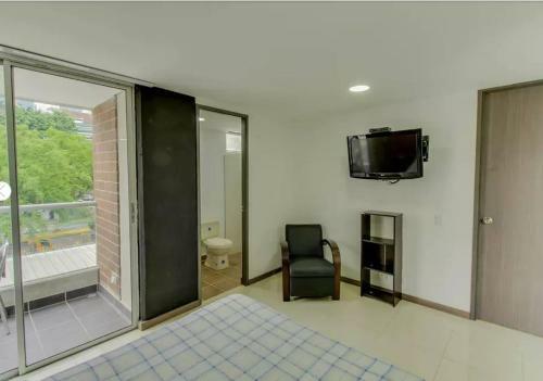 Apartamento Las Vegas El Poblado 3 Camas Y Balcon
