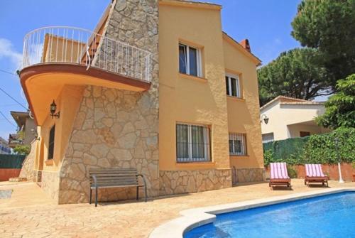 Castell-platja D'aro Villa Sleeps 7 Pool Wifi