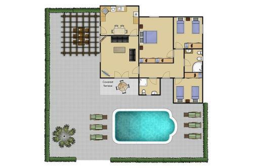 Cala Blanca Villa Sleeps 6 With Pool Air Con And Wifi