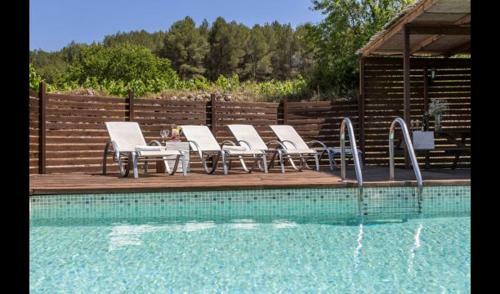 Villa In L'arbocar de Baix Sleeps 9 With Pool