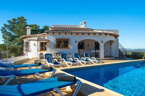 Xabia Villa Sleeps 6 Pool Air Con Wifi
