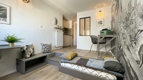 Apartamento Homey - Studio Amazonia Evasion - Hyper Centre - Aux Portes de Geneve