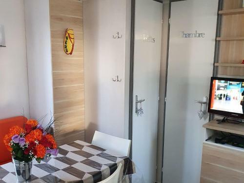 Endearing Mobile Home In Saint-jean-de-mont With Jacuzzi