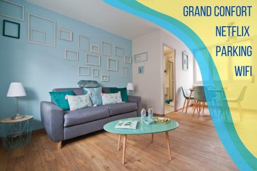 Apartamento Troyes - Le Cadre Vert - Studio - Netflix - Parking
