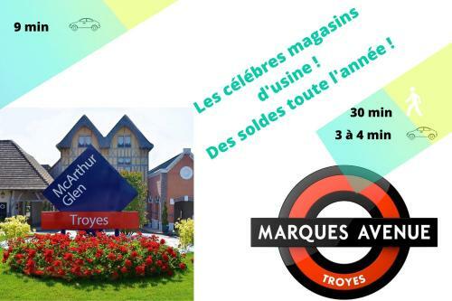 Apartamento Troyes - Le Cadre Vert - Studio - Netflix - Parking