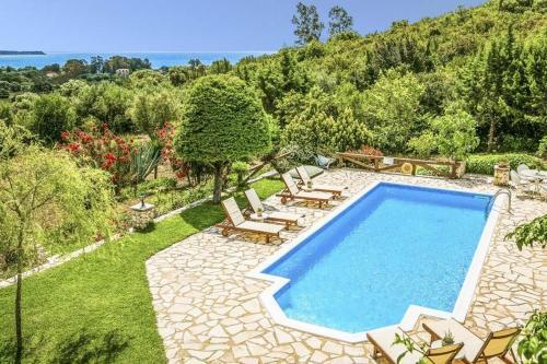 Kato Kateleios Villa Sleeps 6 Pool Air Con Wifi